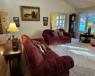 Take a look at the large antique oil painting from across the room. William Manners, original oil of an English landscape, purchased in New Orleans. Signed W Manners 1890, paid $7,000.