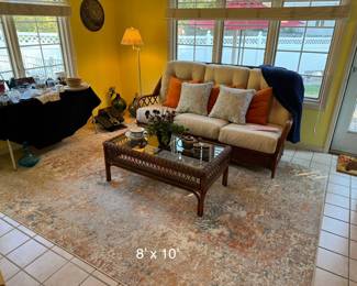 Pretty sunroom with Braxton-Culler rattan, wicker "sunroom" couch (North Carolina) and matching coffee table. Purchased from Carter's in March 2023. Paid $1800+.
Incredible quality, Braxton-Culler is one of the best.
Cubii F3A2 Compact under desk elliptical