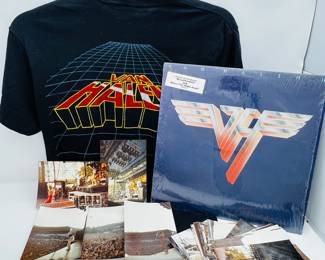 Vintage 1979 Vinyl Record, Concert T-Shirt, and Concert Photos