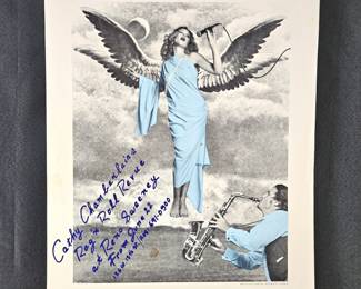 Vintage Lithographic Poster "Cathy Chamberlain's Rag & Roll Revue" 17" x 21"