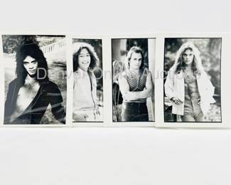 Vintage Van Halen Photo Collection - Four Rare Monochrome Portraits of Each Band Member