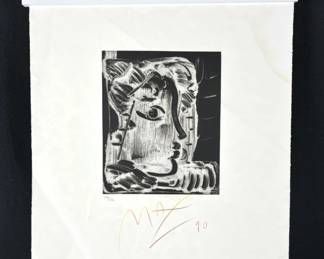 Peter Max Limited Edition Etching (1990) #52/115 Signed by Artist on art Paper - 19.5" x 23"