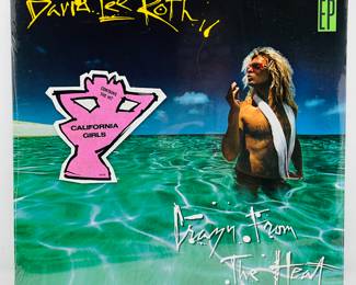 SEALED- Vintage Rock Vinyl - David Lee Roth "Crazy from the Heat" with Hits "California Girls" and "Just A Gigolo"