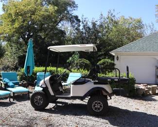 Two golf carts will be shuttling from Jonesboro High to the Estate Sale.