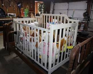 Baby Bed in garage