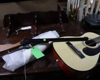 Garage:  BB Gun and Guitar 
