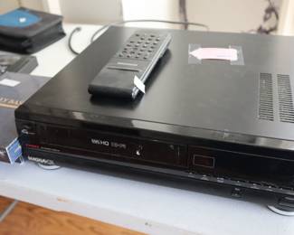 Don't we all still have family events recorded on VHS tapes? But many have discarded the machines that played them. Well, here is a good one for sale. Upstairs in the music room.