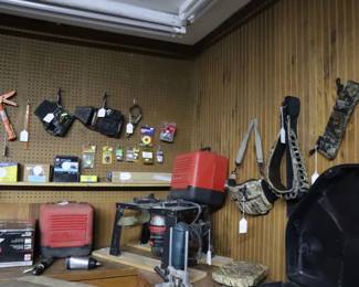 Tools, etc. in garage