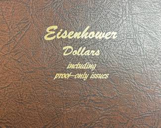 36 Eisenhower Dollars - 1971- P, D, S, S 1972 - P, D, S, S 1973 - P, D, S, S 1974 - P, D, S, S 1976 - P-I and II, D-I and II, S-I and II 1976 - S B.U. and Proof 1977 - P, D and S Proof 1978 - P, D, and S Proof