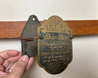 Vintage Shur-Stop “Automatic Fireman”