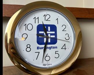 Burlington Industries Clock
