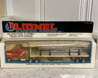 1992 Lionel Train Inlayed Steel Flatbed Truck