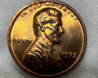 AU-UNC 1972 DD Lincoln Cent