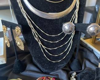 Sterling Beaded Necklace