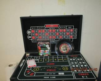 Roulette and poker game