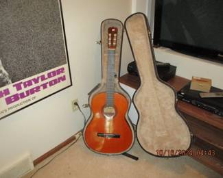 Franciscan guitar with case
