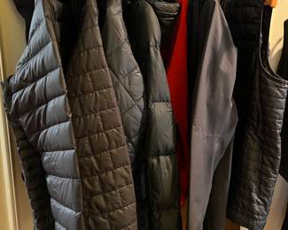 Name brand outerwear including Patagonia