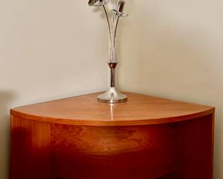 Danish Teak Corner Cabinet