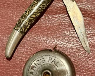 Vintage Pocket Knife & Mechanic's Pal Tape Measure