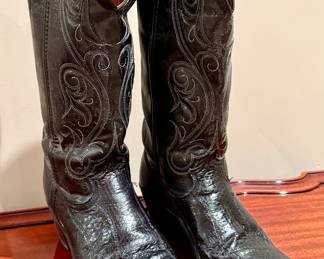 Sheplers Black Cowboy Boots