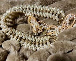 Faux Pearl Necklace
