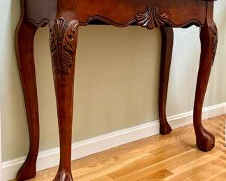 Console Table with Claw on Ball Feet