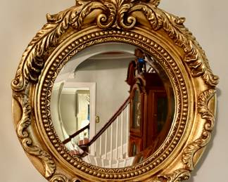 Ornate Gold Gilt Mirror 