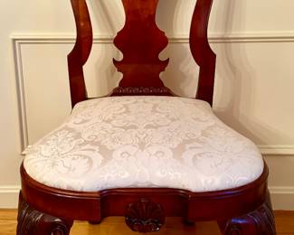 Queen Anne chair detail