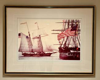 "Schooners" Photograph, Signed Andrew Borsari 7/50
