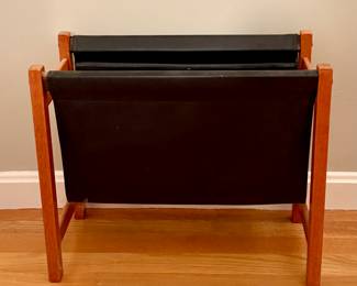 MCM Teak Magazine Holder