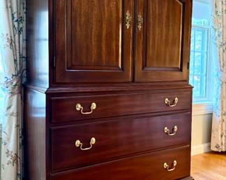 Virginia Galleries Furniture by Henkel Harris Small Armoire
