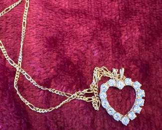 14K Heart Necklace