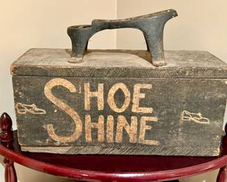 Vintage Shoe Shine Box