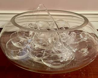 Vintage Punchbowl & Glasses