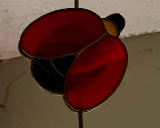 Stained Glass Ladybug Hanger
