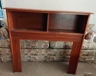 solid wood bookcase twin headboard