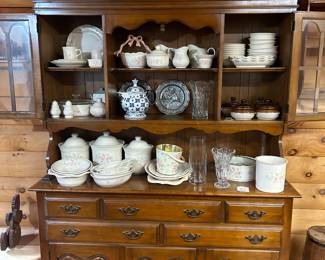 Hutch
Over 100 pieces of Pflatzgraff China
Bean Pots and Crocks