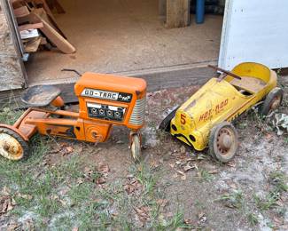 Awesome Pedal Racing Car and Tractor
