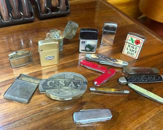Pocket Knifes and Lighters