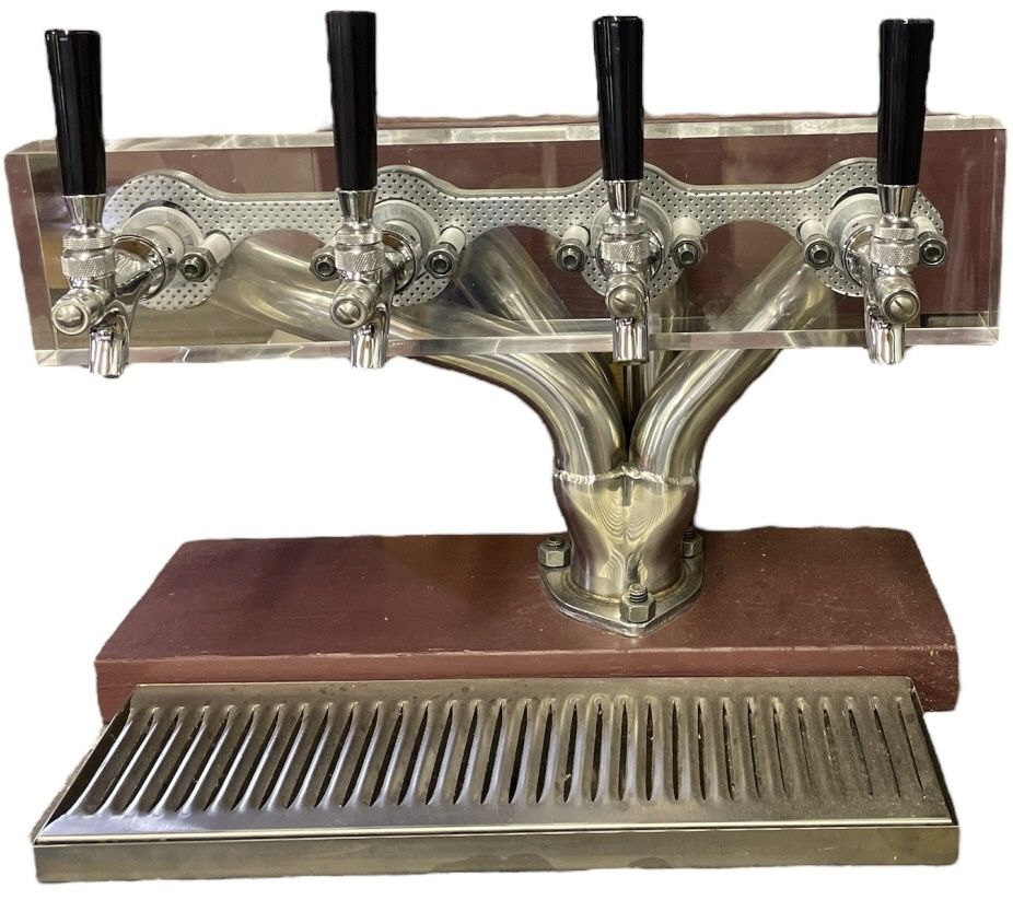 4 Faucet Stainless Steel Beer Tap 