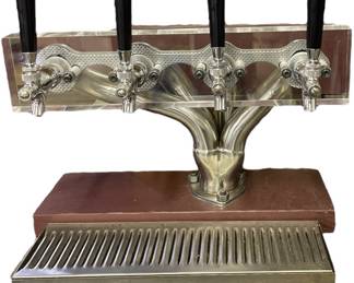4 Faucet Stainless Steel Beer Tap 