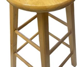 Sturdy Wood Stool Made in Malaysia 