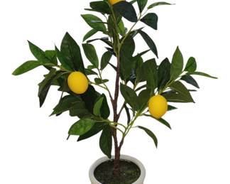 Faux Lemon Tree 