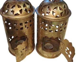 Tea Light Votive Metal Lanterns 