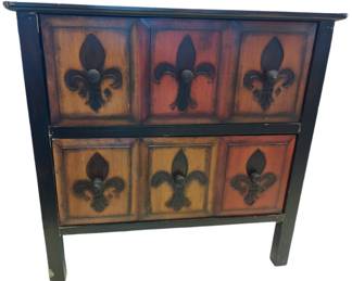 Fleur De Lis Console Table 