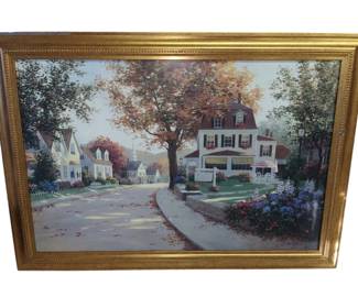 Framed C Kieffer Signed Art Print 