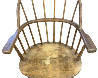 Antique Windsor Wooden Dining Chair 