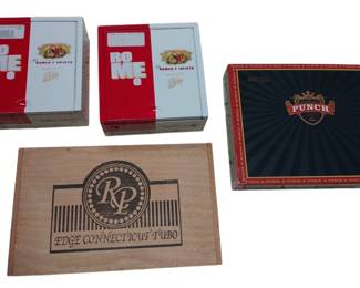 Assorted Cigar Boxes 