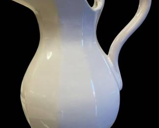 White Porcelain Pitcher 