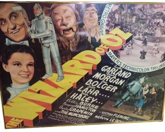Framed Wizard Of Oz Movie Poster 